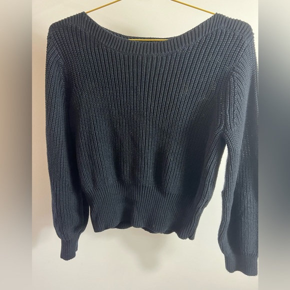 Black Knit Sweater - Picture 4 of 5